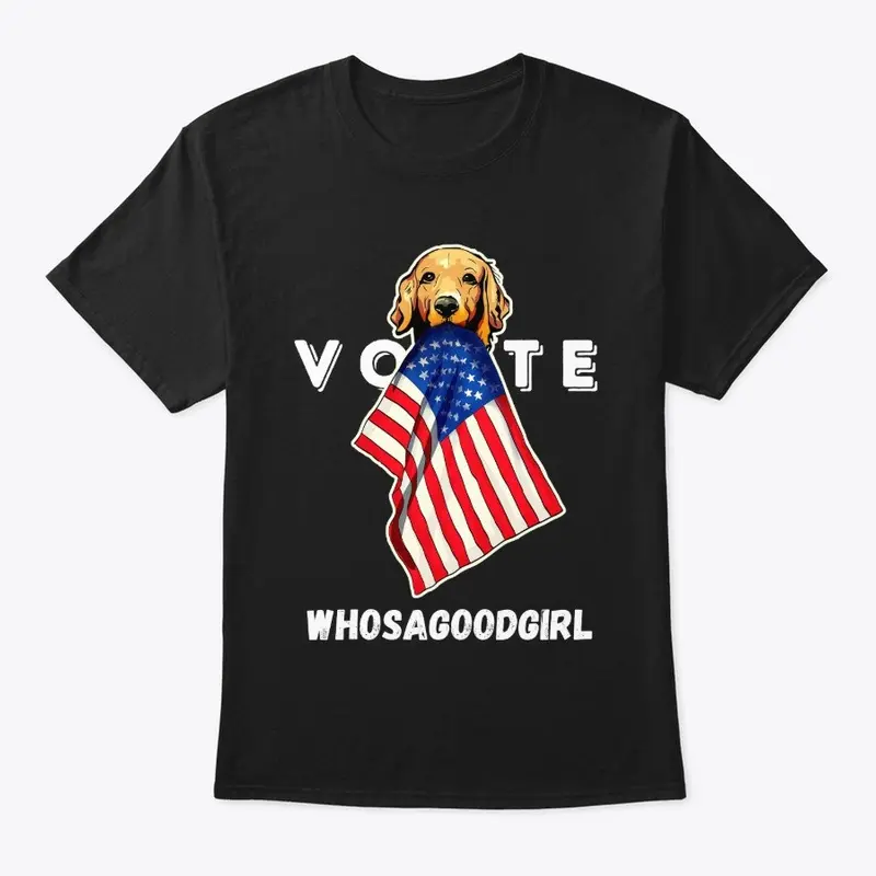 Election 2020 - Dog Vote Girl